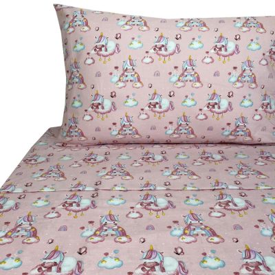 Σεντόνια Σετ Παιδικά Μονά Baby Sweet Unicorn Astron Home