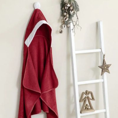 Παιδική Κάπα Με Κουκούλα Santa Claus 70x120 Nima Home