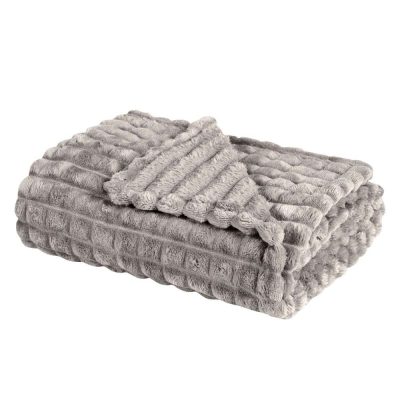 Κουβέρτα Fleece Μονή 160x220 Das Home 1359 Grey