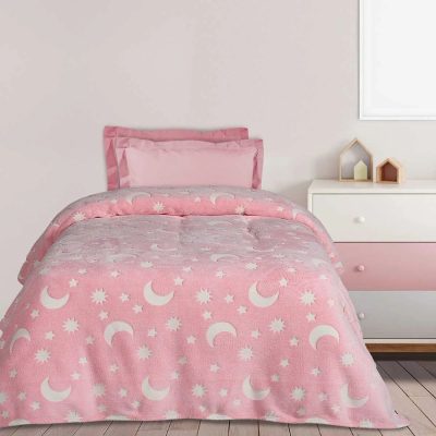 Κουβέρτα Μονή Fleece Φωσφοριζέ Das Home 4897