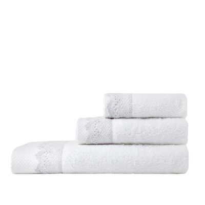 Πετσέτες Μπάνιου Σετ Demur White Nima Home