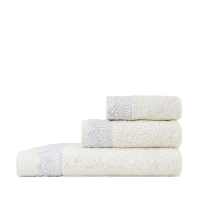 Πετσέτες Μπάνιου Σετ Demur Off White Nima Home