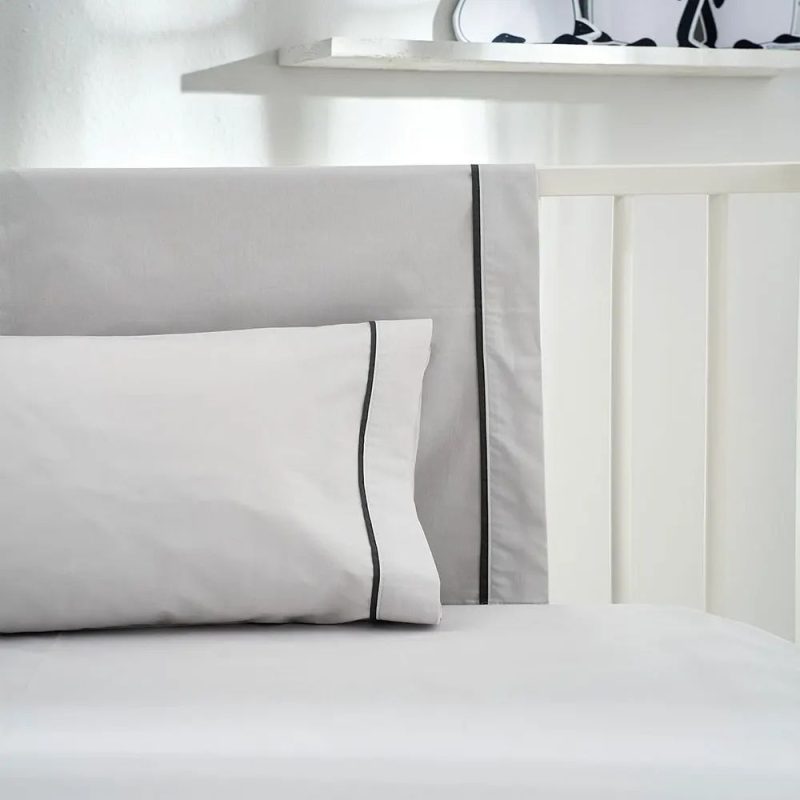 Σεντόνια Σετ Βρεφικά Mono-505 Light Grey Vesta Home