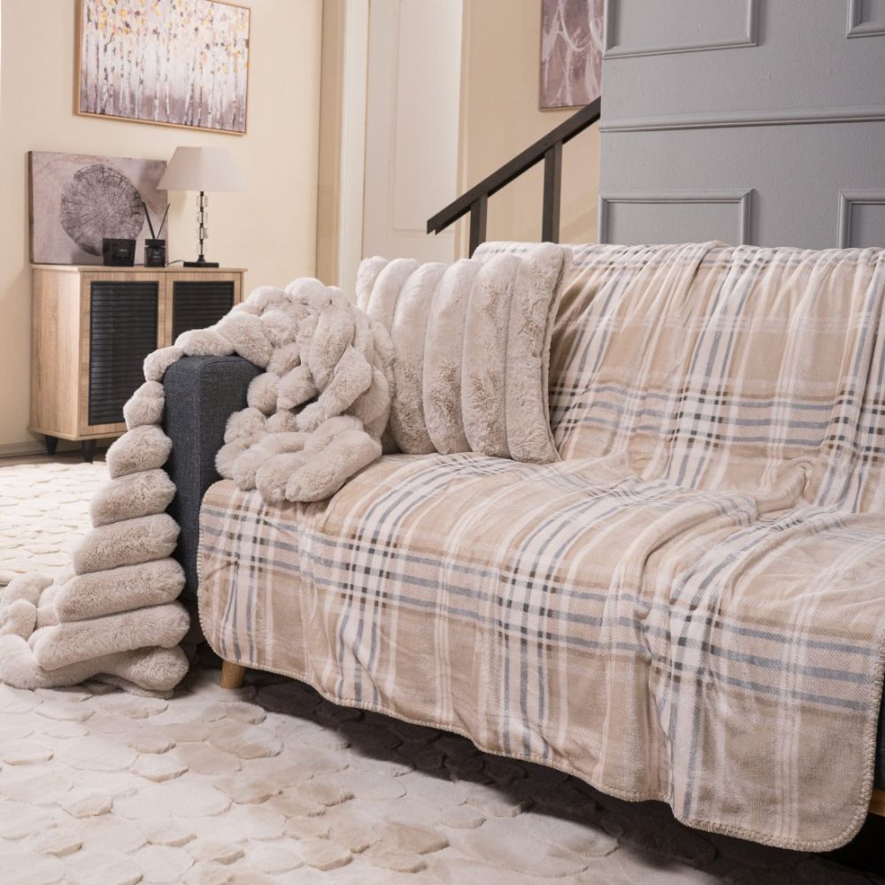 Ριχτάρι Κουβέρτα Καναπέ Berry 01 130x170 Teoran 1 Berry 01 Teoran