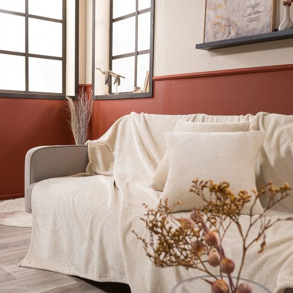 Ριχτάρια Σετ 2τμχ Bruno 02 Beige Teoran 1 Bruno 02