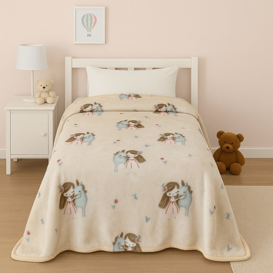 Κουβέρτα Βελουτέ Μονή Sweet Girl Astron Home 1 Sweet Girl Astron Home