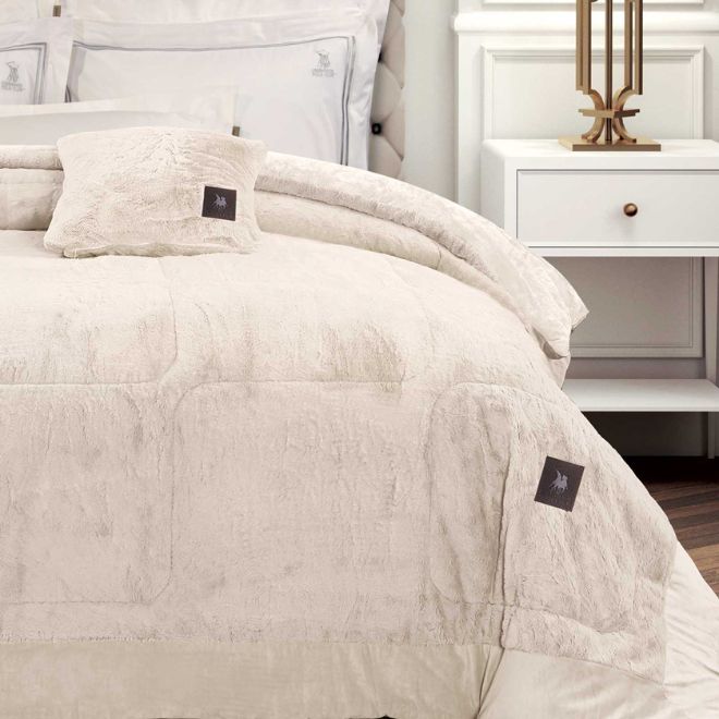 Κουβερτοπάπλωμα King Size 240x250 Greenwich Polo Club 3962 Ivory 3 Greenwich Polo Club 3962 Ivory