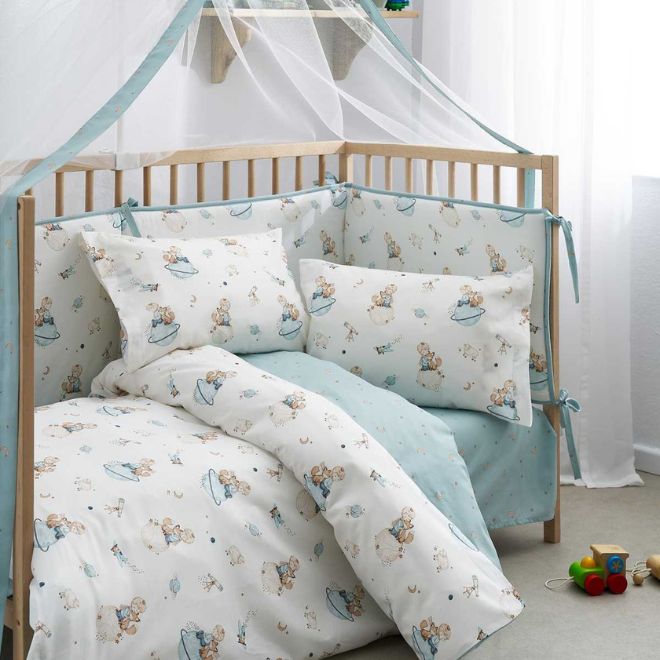 Σετ Σεντόνια Κούνιας Petit Vesta Home