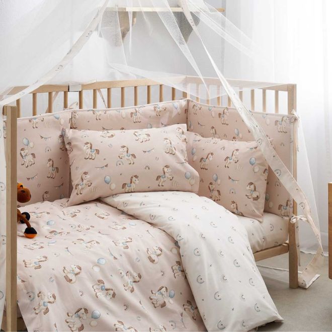 Σετ Σεντόνια Κούνιας Pony Vesta Home