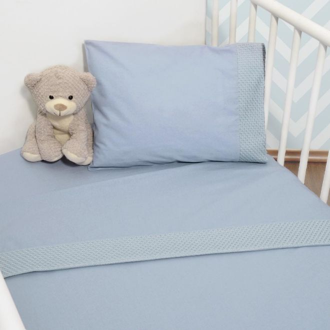 Σεντόνια Κούνιας με φάσα Πικέ 110×160 Des. 451 Oliver Baby 1 Des. 451 Oliver Baby