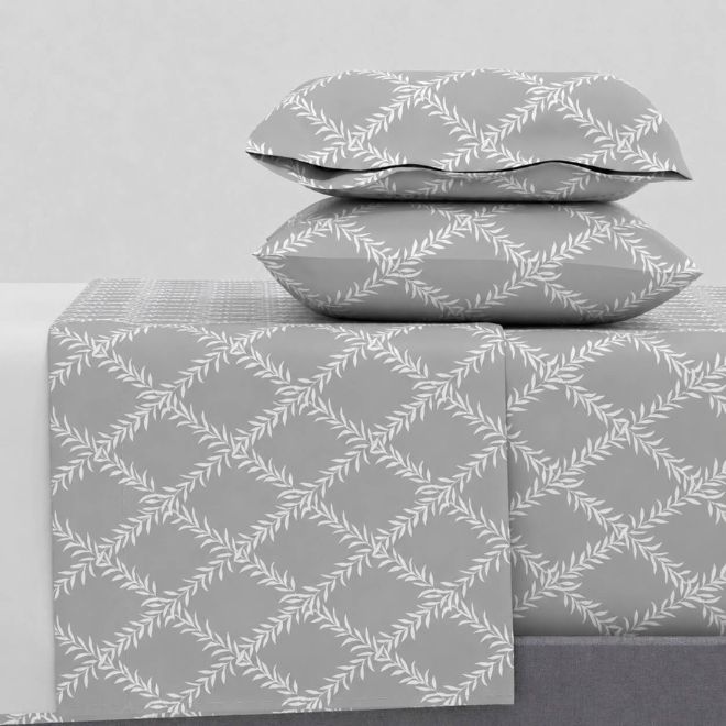 Σεντόνια Υπέρδιπλα Σετ Lucia Grey Astron Home 1 Lucia Grey Astron Home