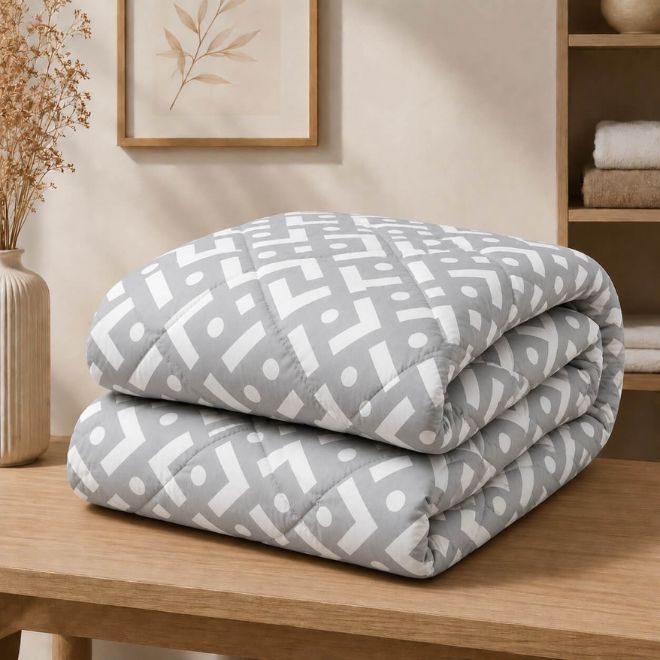 Πάπλωμα Υπέρδιπλο 220×240 Chiara Grey Astron Home 2 Chiara Grey Astron Home
