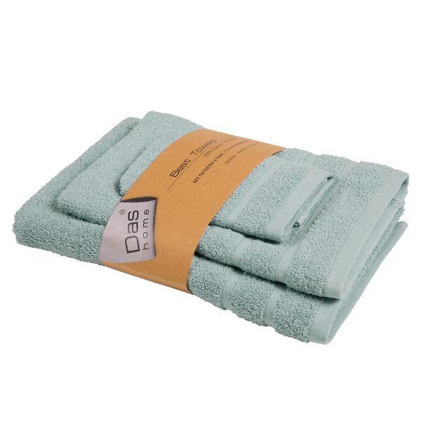 Σετ Πετσέτες 3τμχ 0703 Mint Das Home 1 das_5204850268787